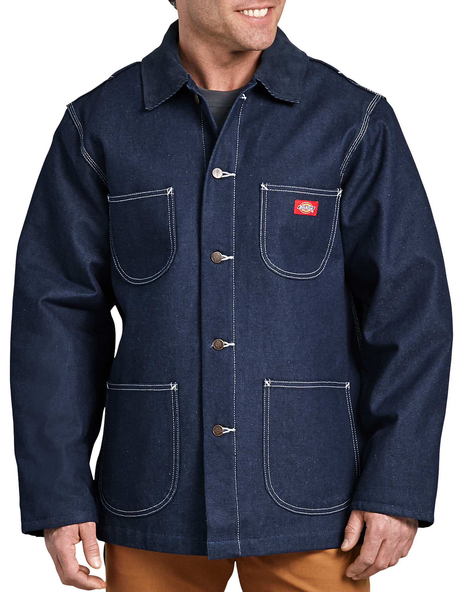 Denim Blanket Lined Chore Coat for Men Dickies